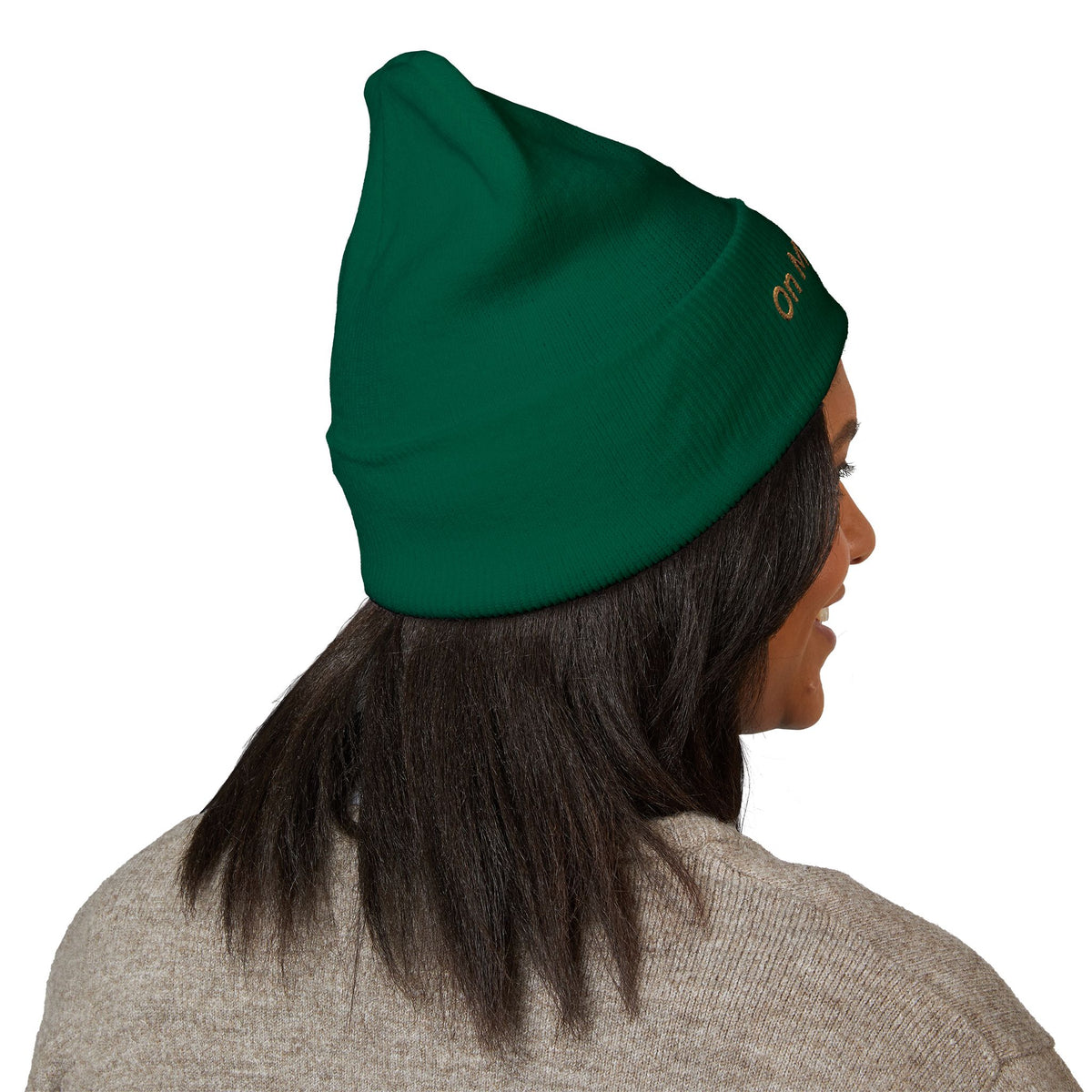 On My Mind… Embroidered Cuffed Beanie | 001 Unspoken