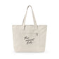 This Moment Feels… Zippered Canvas Tote | 001 Unspoken