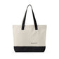 This Moment Feels… Zippered Canvas Tote | 001 Unspoken